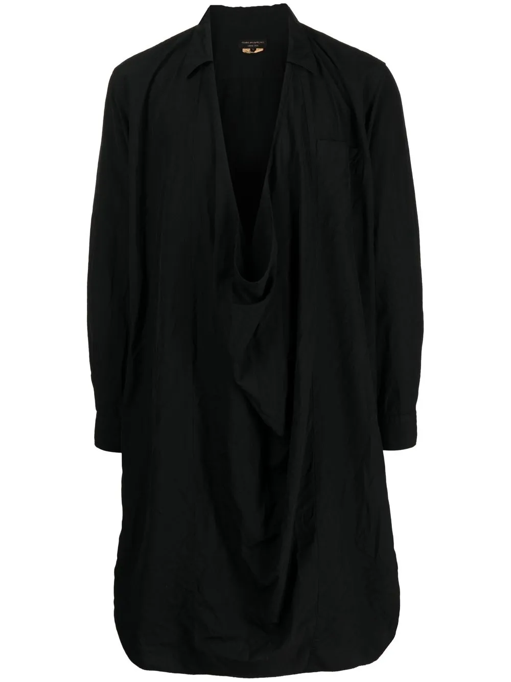 

Comme Des Garçons Homme Plus oversized cowl neck shirt - Black