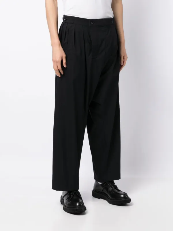 Comme Des Garçons Homme Plus loose-fit pleat-detail Trousers ...