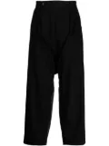 Comme des Garçons Homme Plus loose-fit pleat-detail trousers - Black