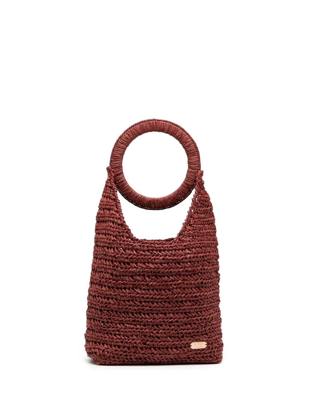 

0711 Como woven tote bag - Red