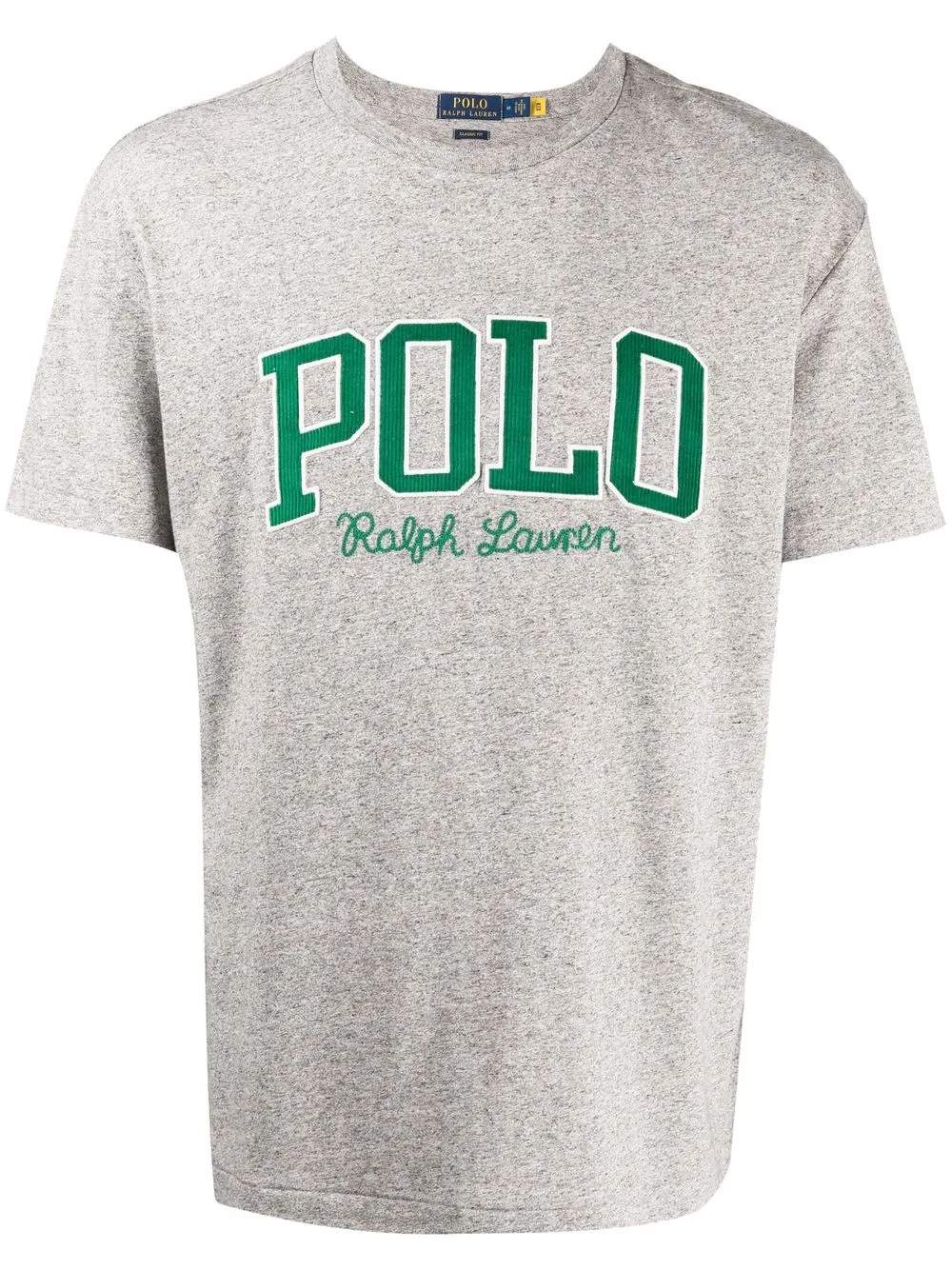 

Polo Ralph Lauren playera con cuello redondo y logo - Gris