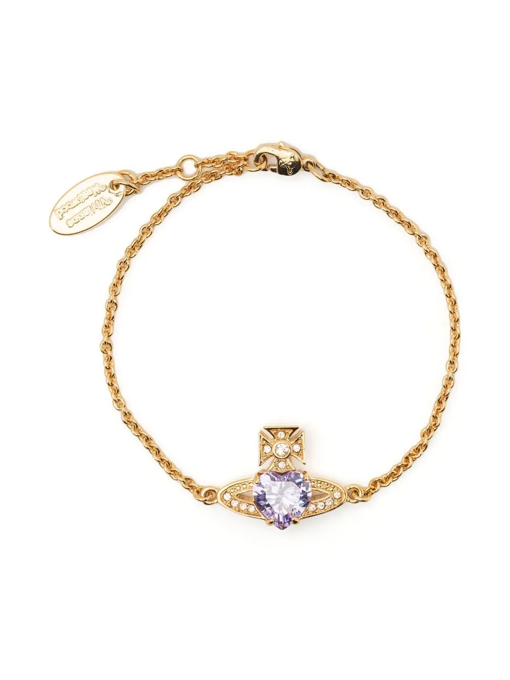 

Vivienne Westwood Ariella logo bracelet - Gold