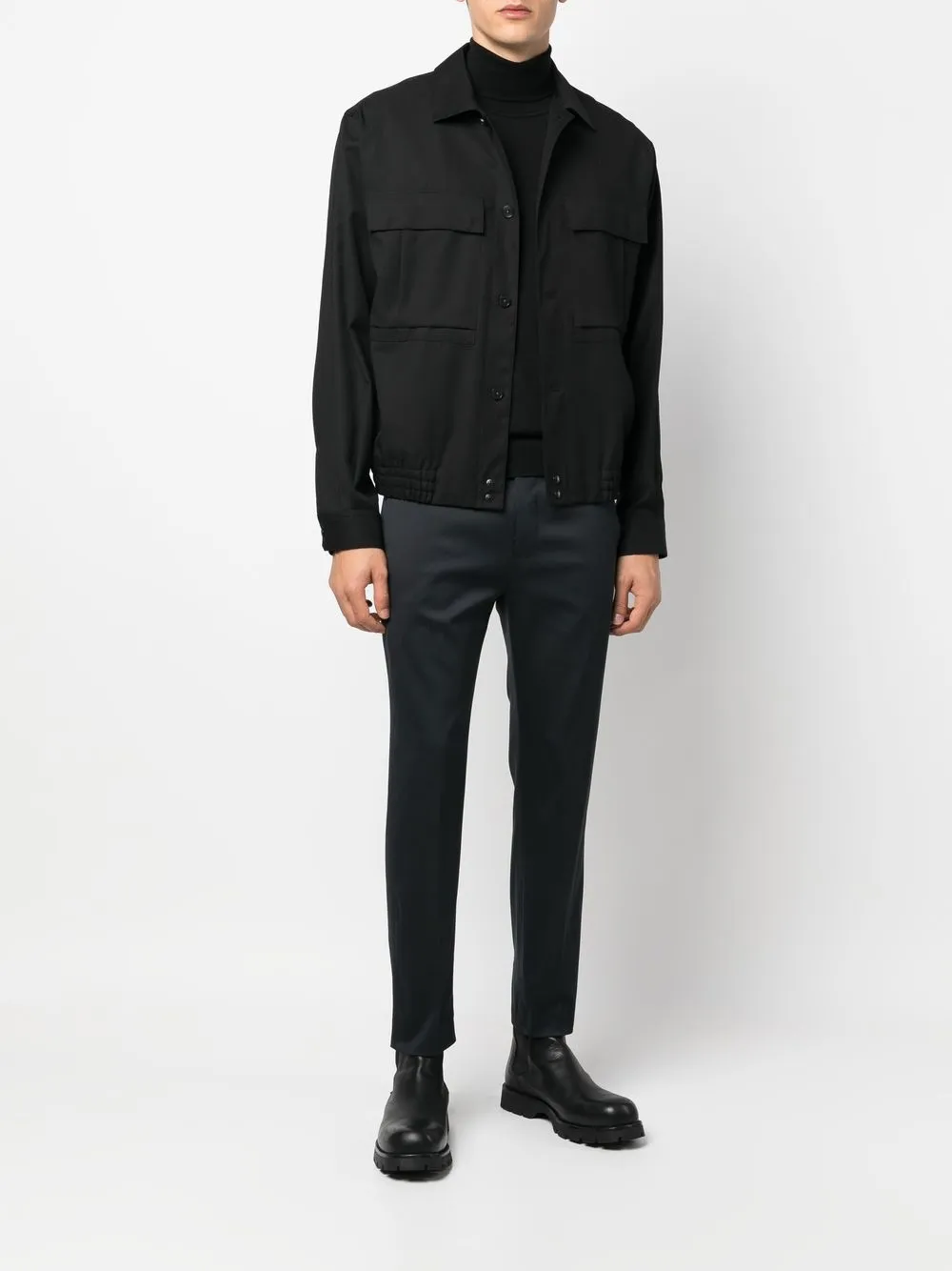 PT Torino Cropped chino - Blauw