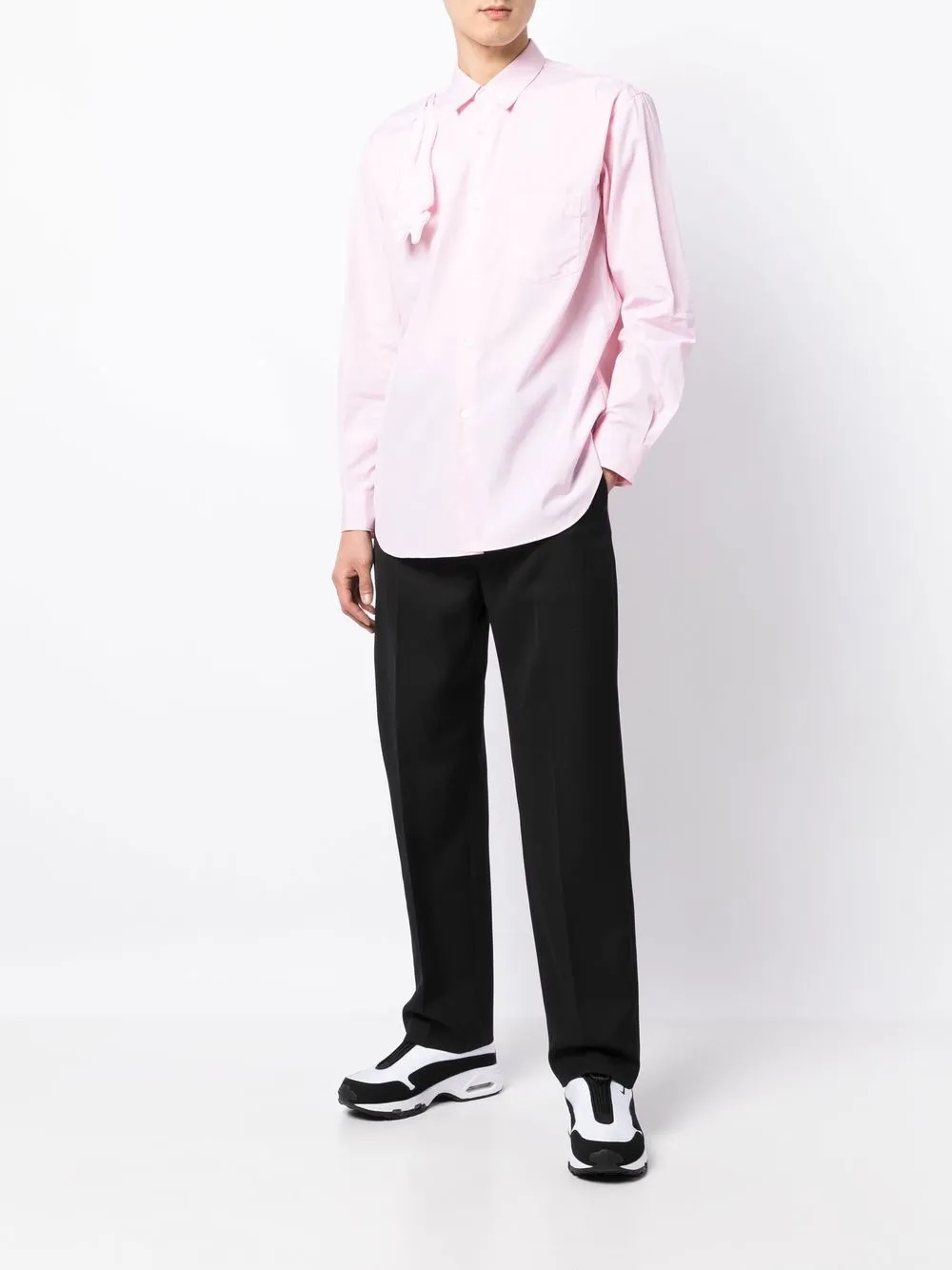 Comme Des Garçons Shirt Overhemd met applicatie - Roze