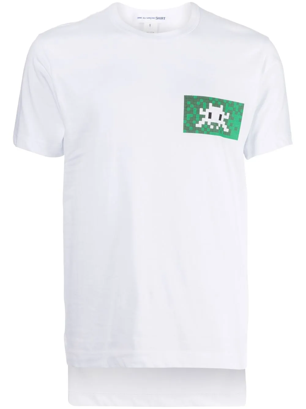 

Comme Des Garçons Shirt playera con estampado gráfico - Blanco