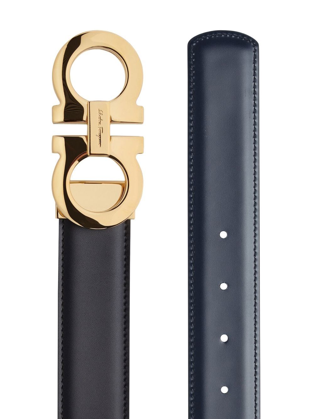 Shop Ferragamo Gancini Switch Adjustable Belt In Black