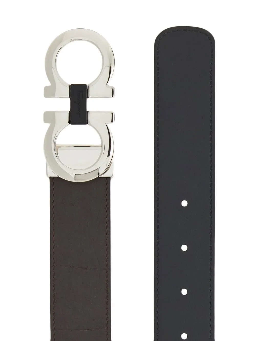 Ferragamo Omkeerbare riem - Bruin