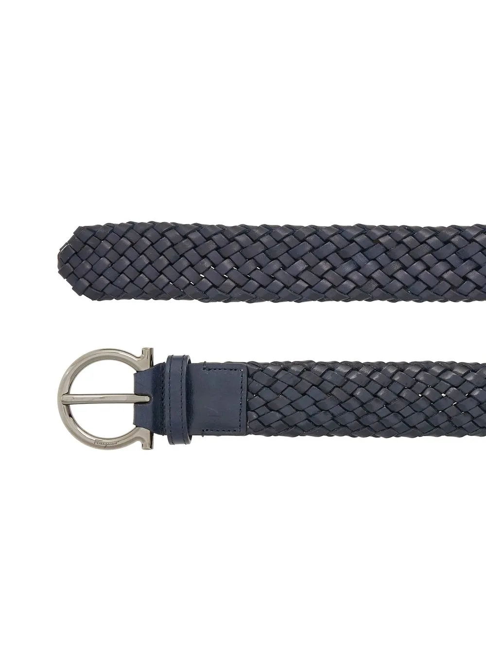 Ferragamo Gevlochten riem - Blauw