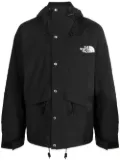 The North Face logo-print hooded jacket - Black