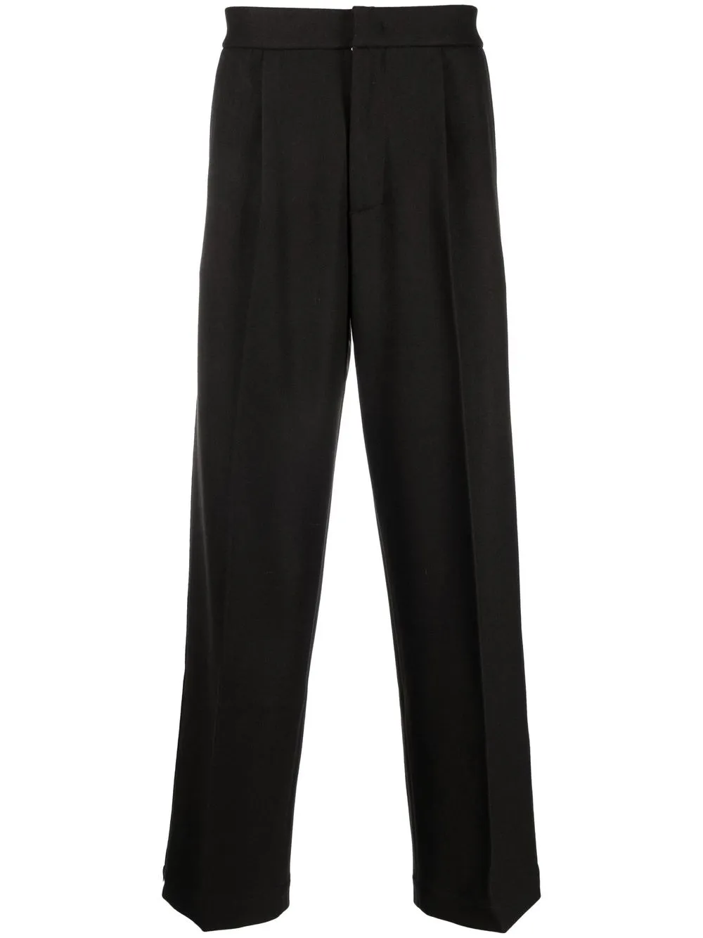 

Bonsai pleat-detailed straight-legged trousers - Brown