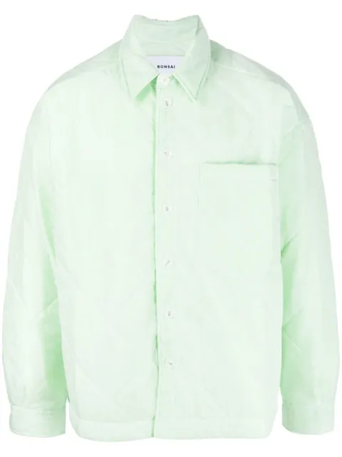 Bonsai - quilted oversize shirt jacket