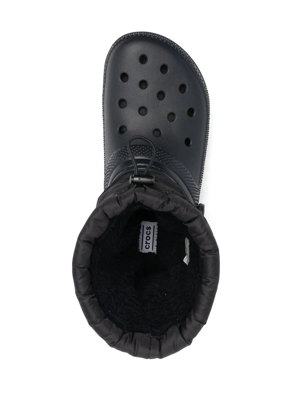 Crocs padded-panel ankle boots Black