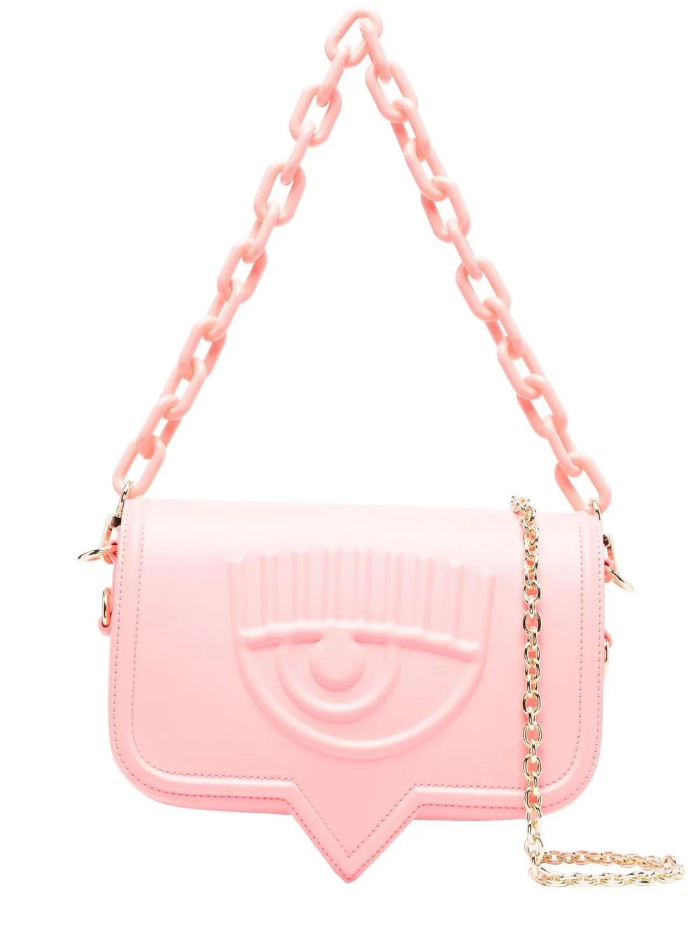 

Chiara Ferragni Kids Eyelike-motif shoulder bag - Rosado