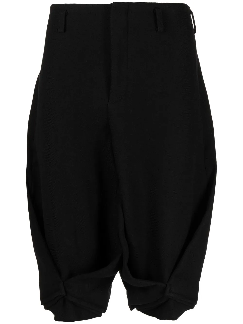 

Comme Des Garçons Homme Plus pantalones capri con tiro alto - Negro