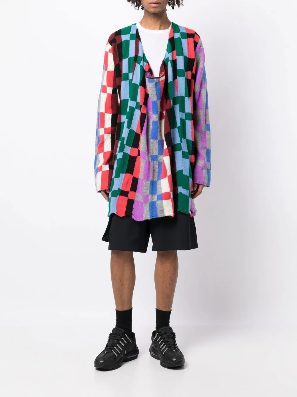Comme Des Garçons Homme Plus Trui met geometrische print - Veelkleurig