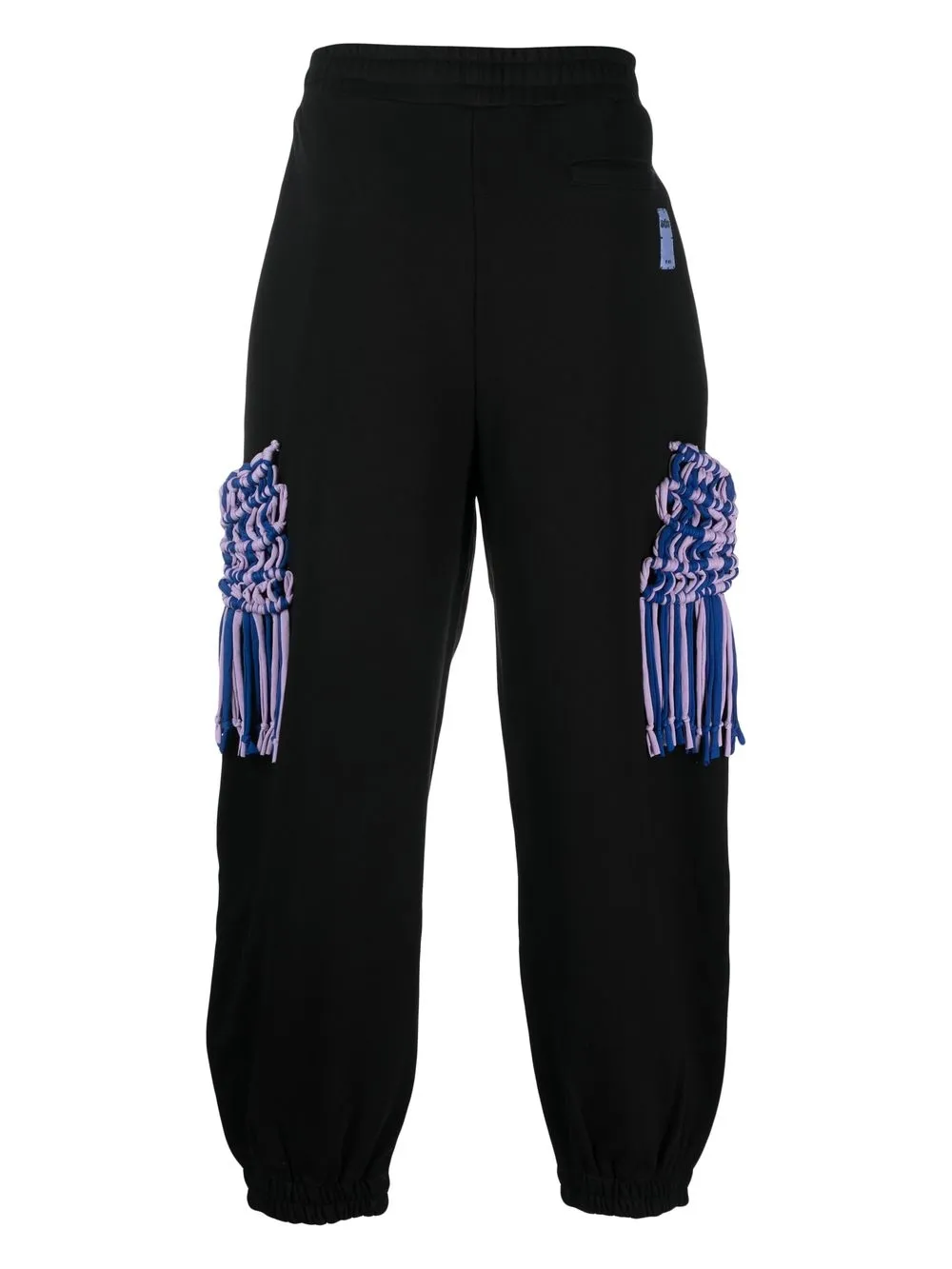 MCQ Trainingsbroek met kwastjes - Zwart