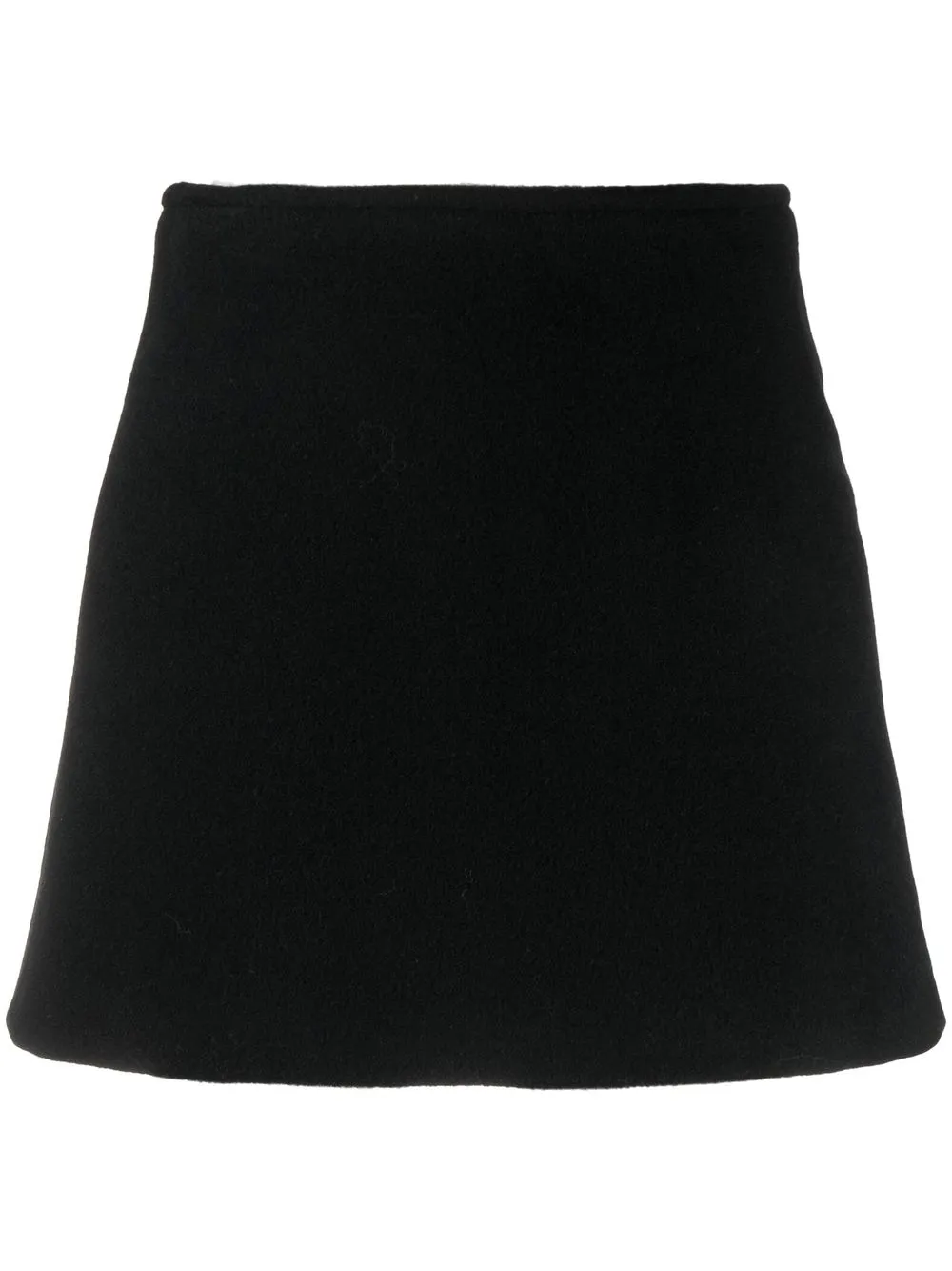 

Patou falda corta acampanada de cintura alta - Negro