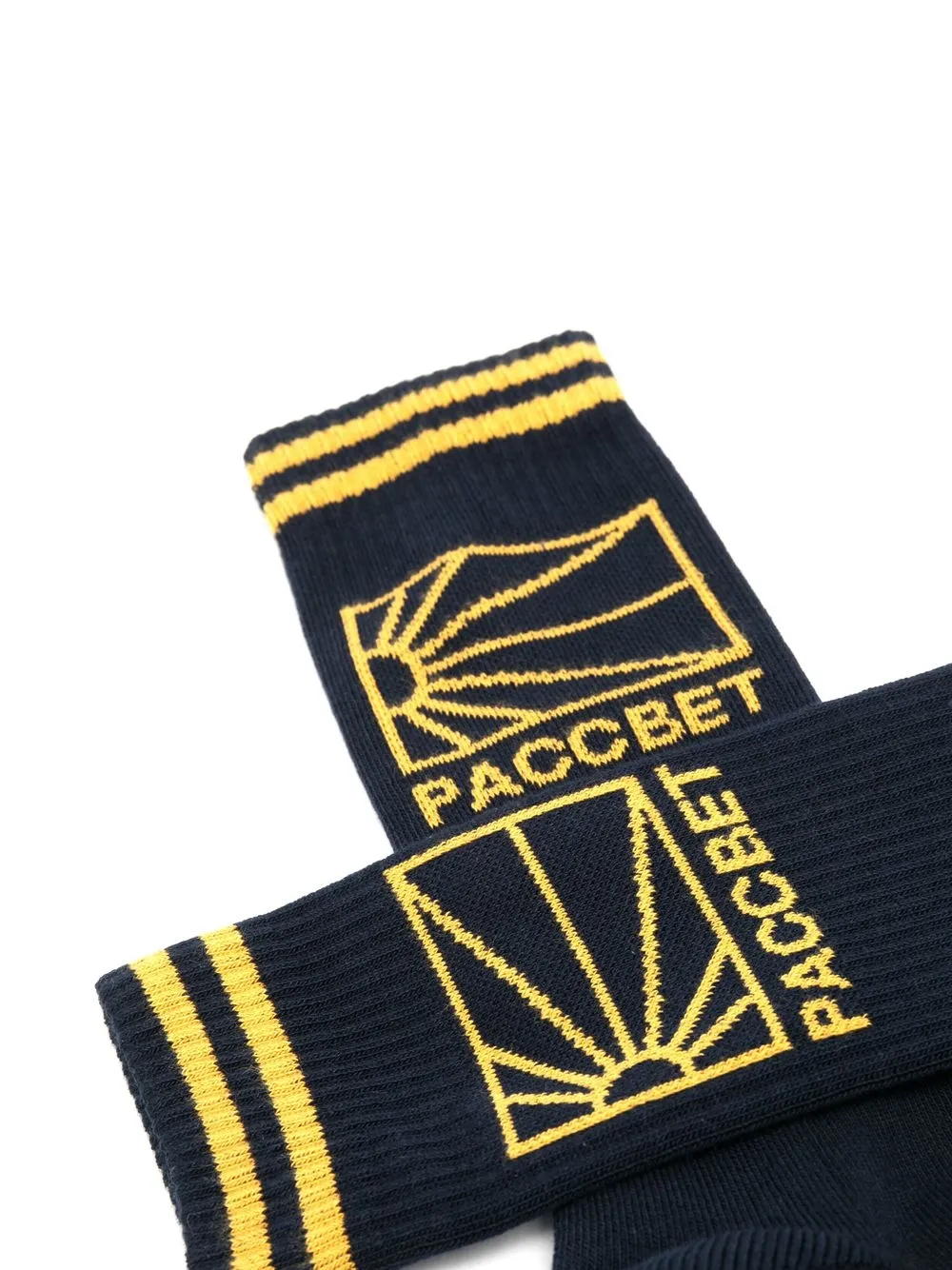 PACCBET Sokken met logoprint - Blauw