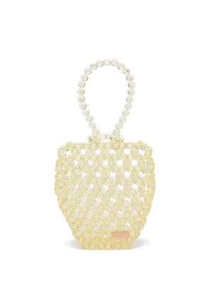 0711 Faceted bead embellished Tote Bag Farfetch