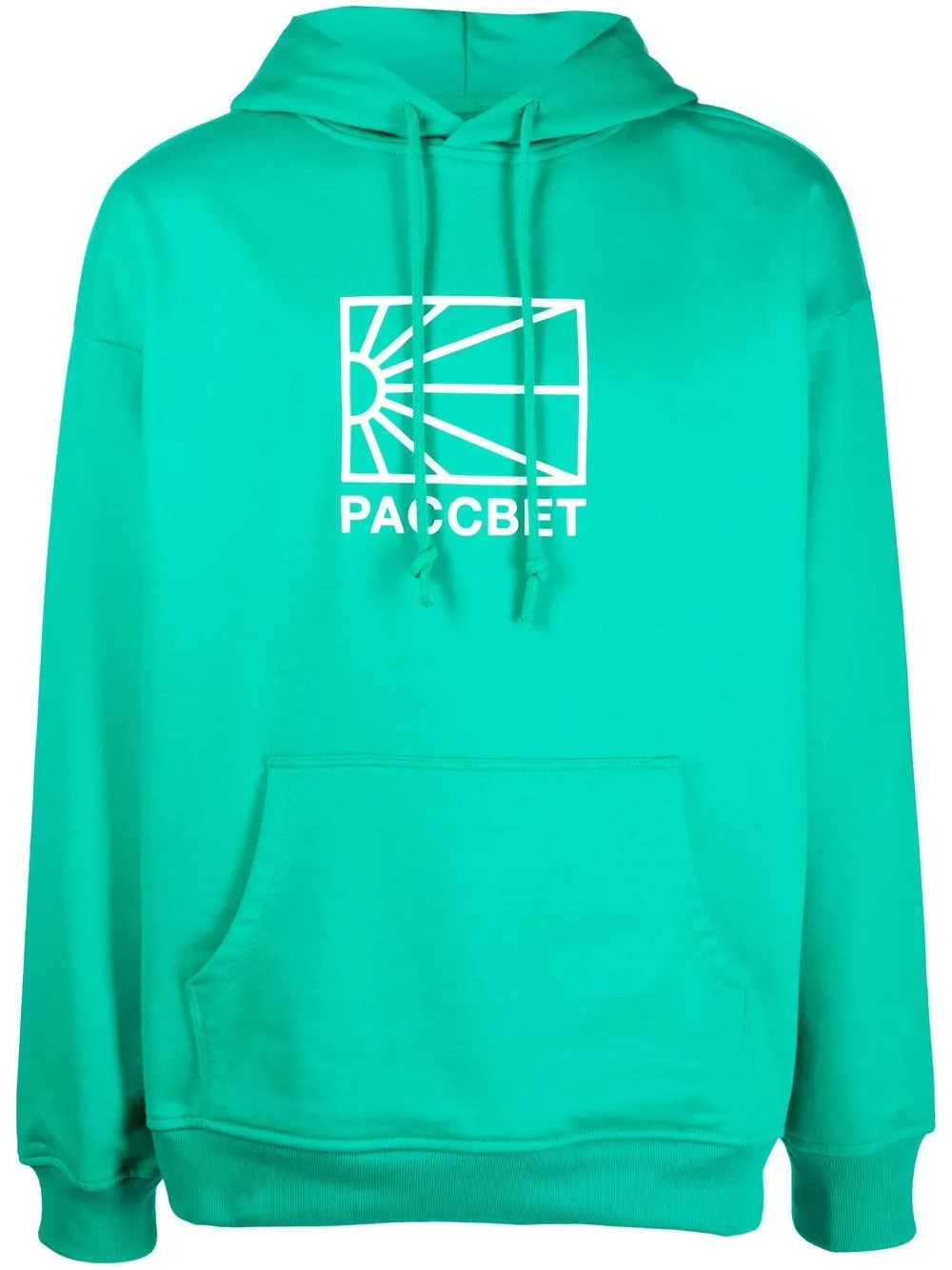 

PACCBET hoodie con logo estampado - Verde