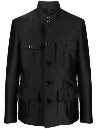 TOM FORD four-pocket Military Jacket | Black | FARFETCH