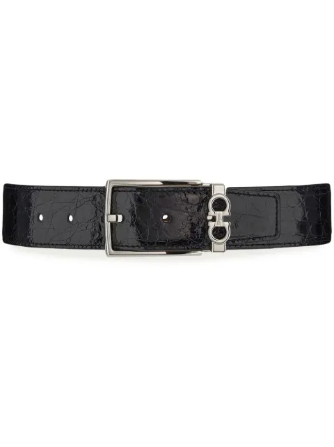 Ferragamo leather buckle belt