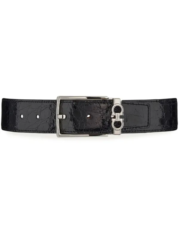 Salvatore ferragamo hotsell crocodile belt