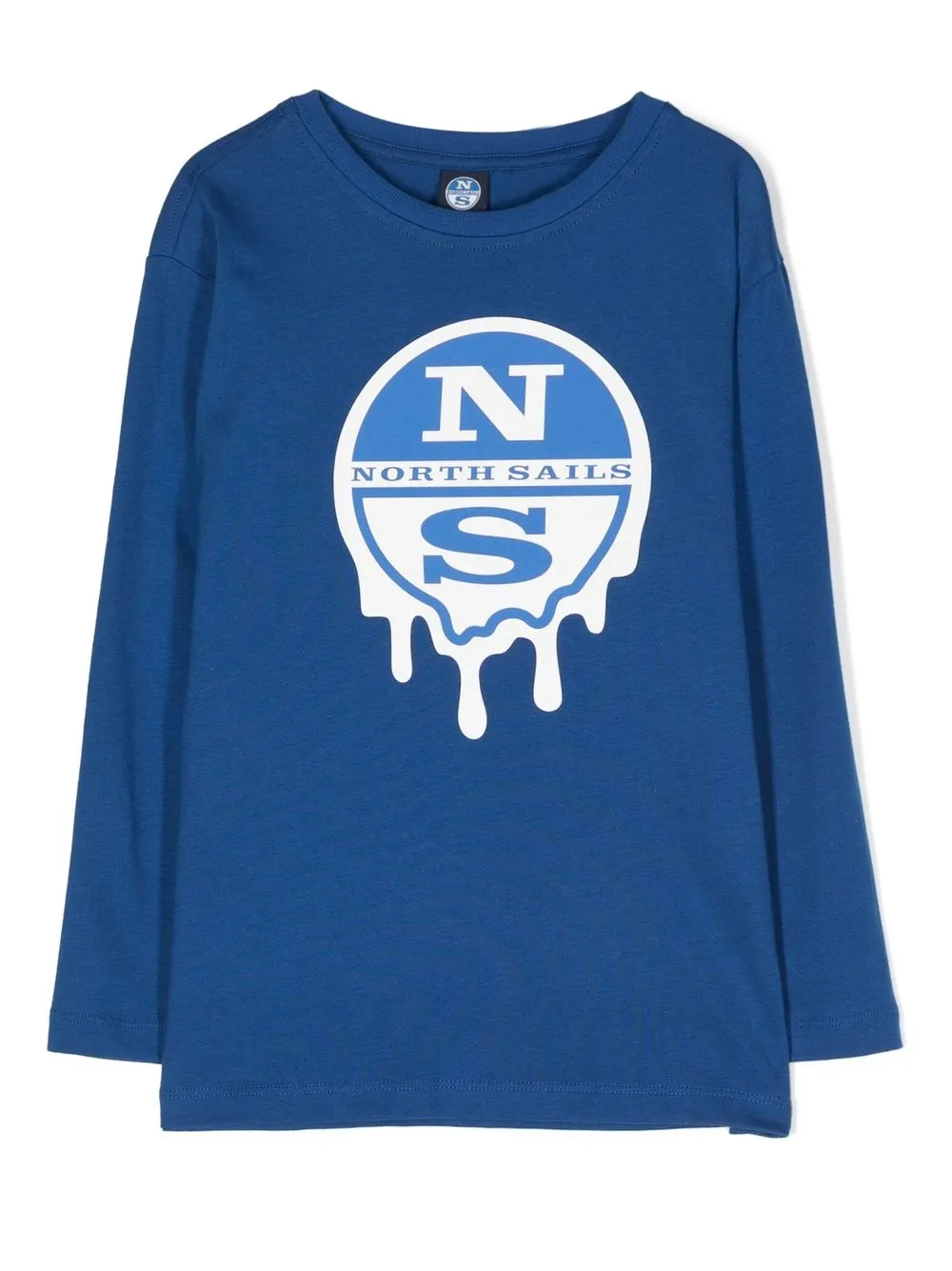 

North Sails Kids logo-print detail T-shirt - Blue