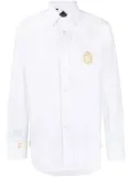 Billionaire Silver Cut logo-print shirt - White