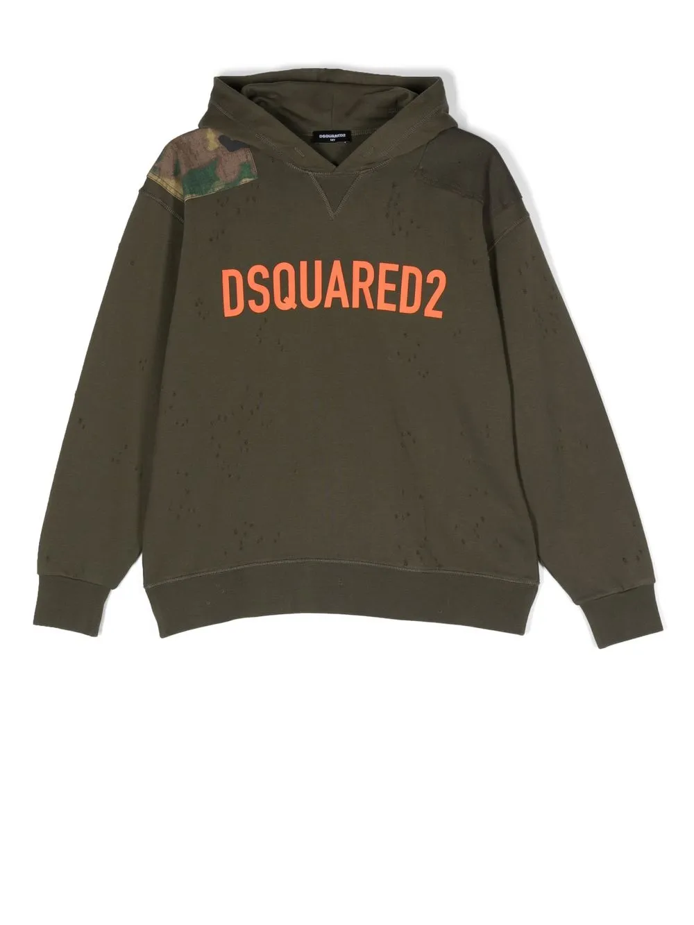 

Dsquared2 Kids hoodie con logo estampado - Verde