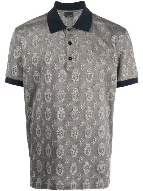 Billionaire polo à motif monogrammé brodé