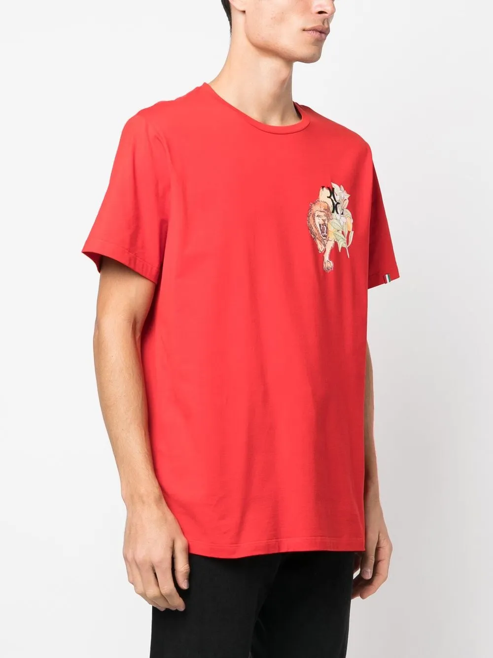 Billionaire T-shirt Mit Grafischem Print In Red