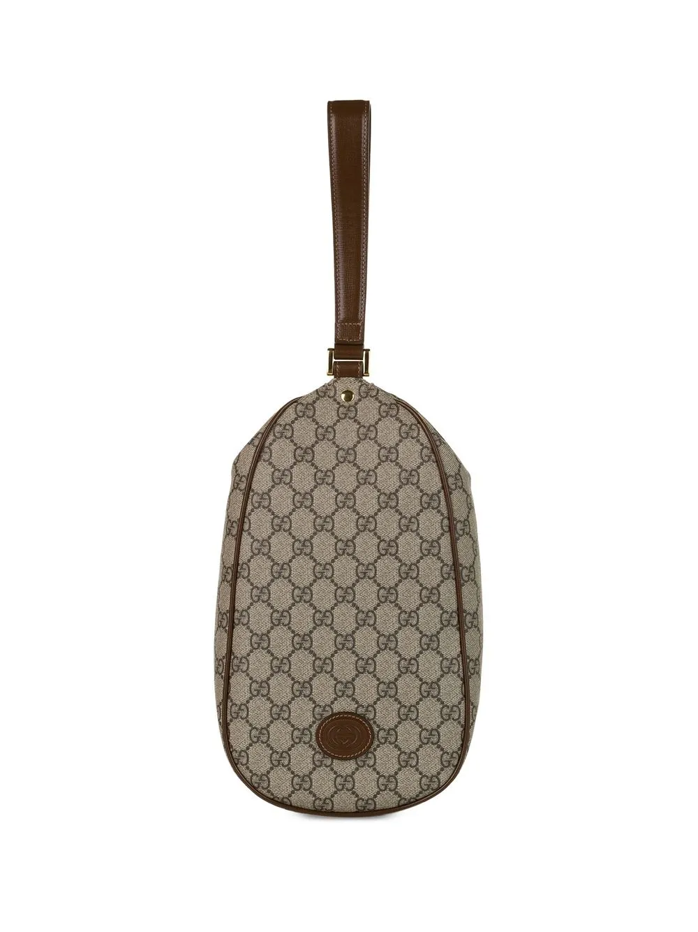 

Gucci Pre-Owned bolsa de mano oval GG Supreme - Marrón