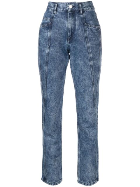 ISABEL MARANT straight-leg cropped jeans Women