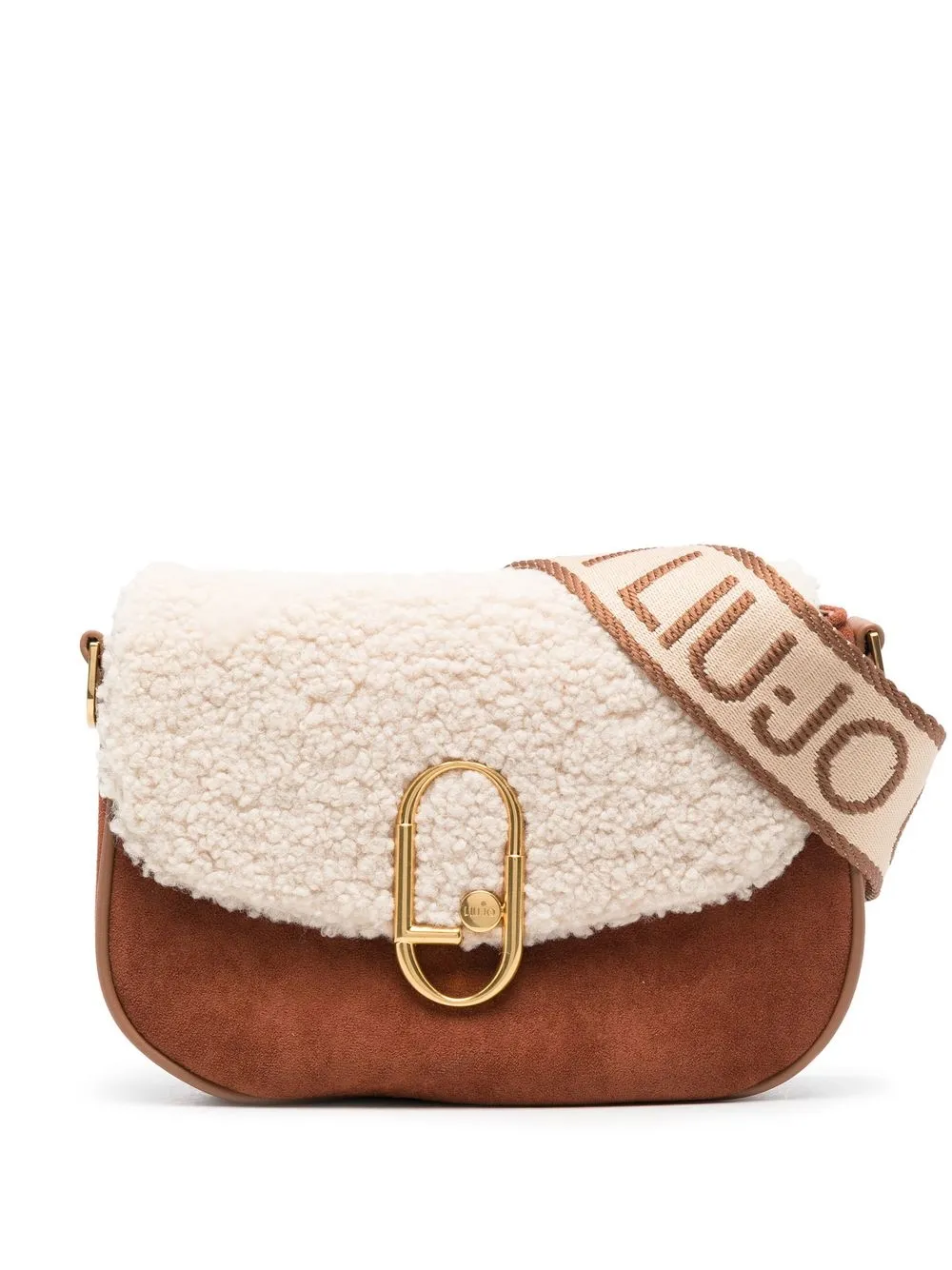 

LIU JO bolsa crossbody plegable - Marrón