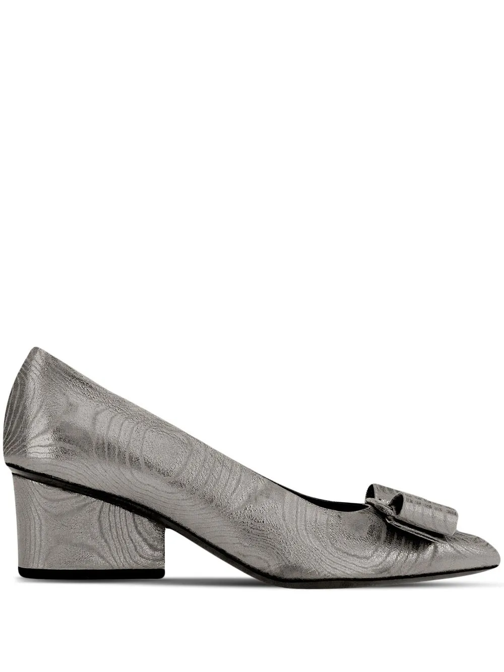 

Ferragamo Viva 55mm leather pumps - Grey