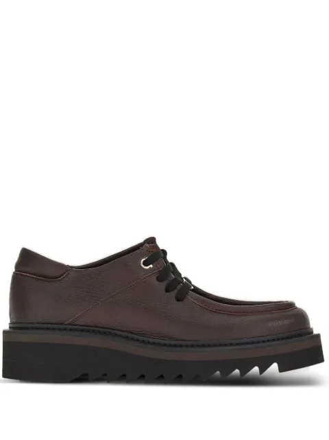 Ferragamo حذاء جلد برباط