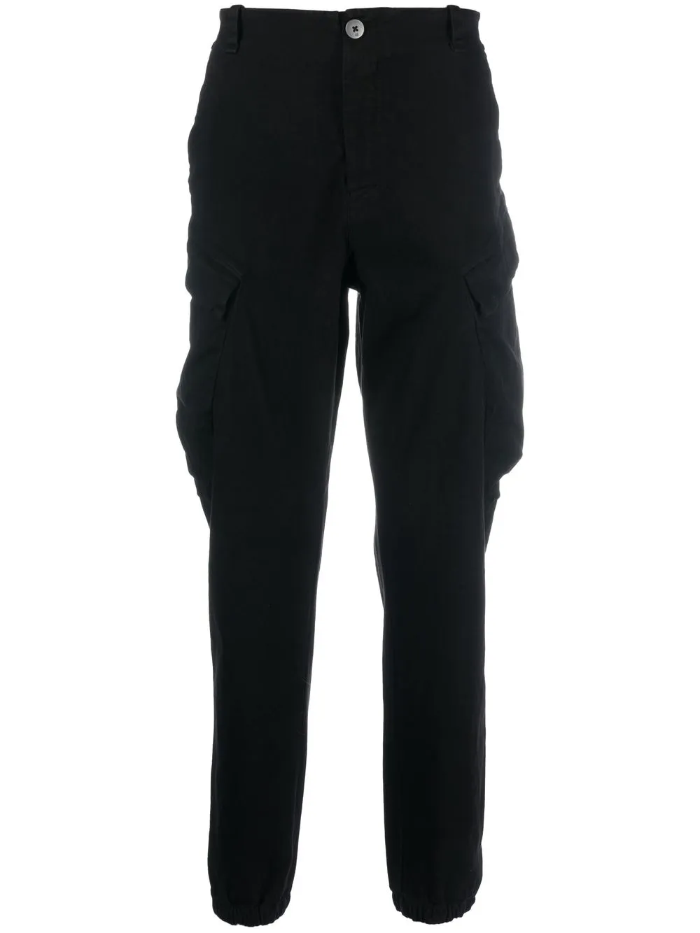 

Transit straight-leg cargo trousers - Black