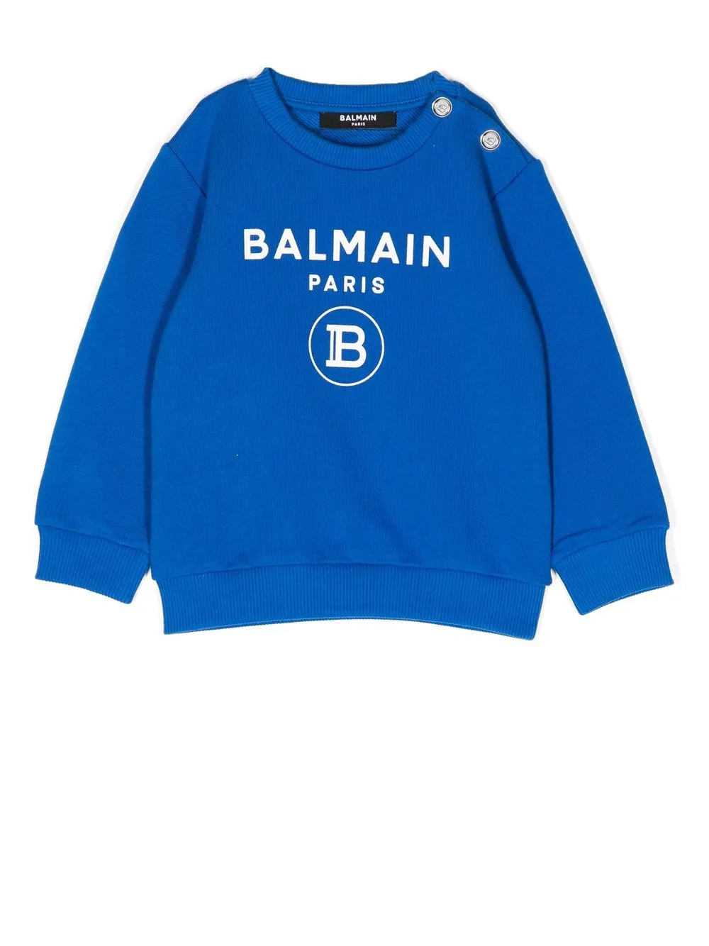 

Balmain Kids sudadera con logo estampado - Azul