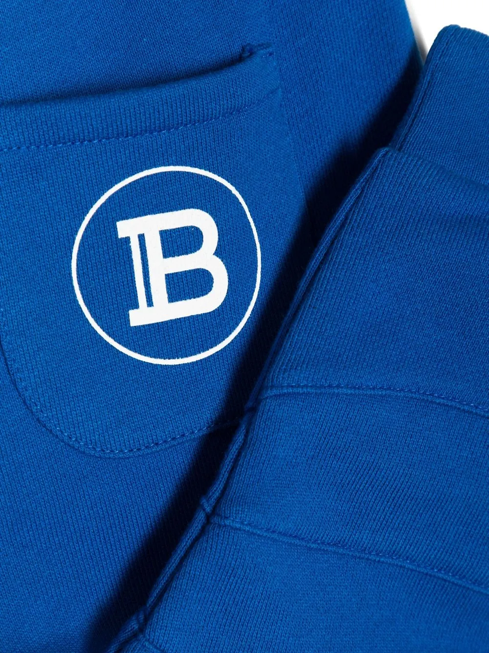  Balmain Kids Jogginghose Mit Logo Print   Blau 