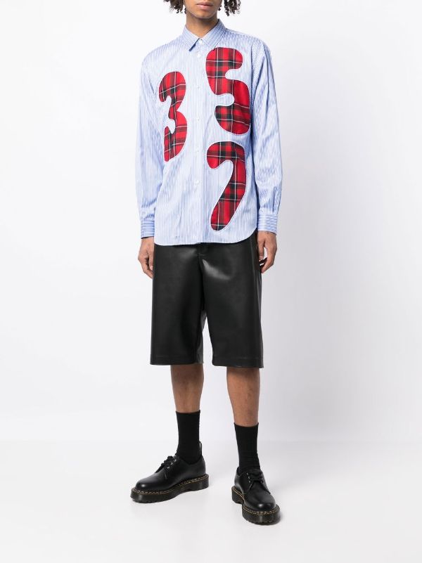 Comme Des Garçons Shirt Number Patch Shirt - Farfetch