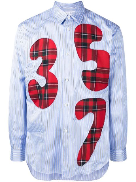 Comme Des Garcons Shirt number patch shirt Men