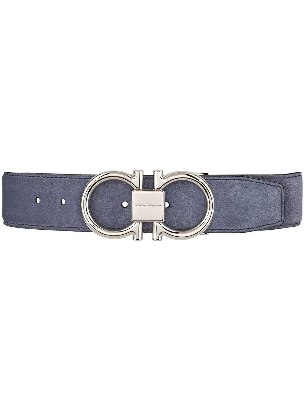 navy ferragamo belt