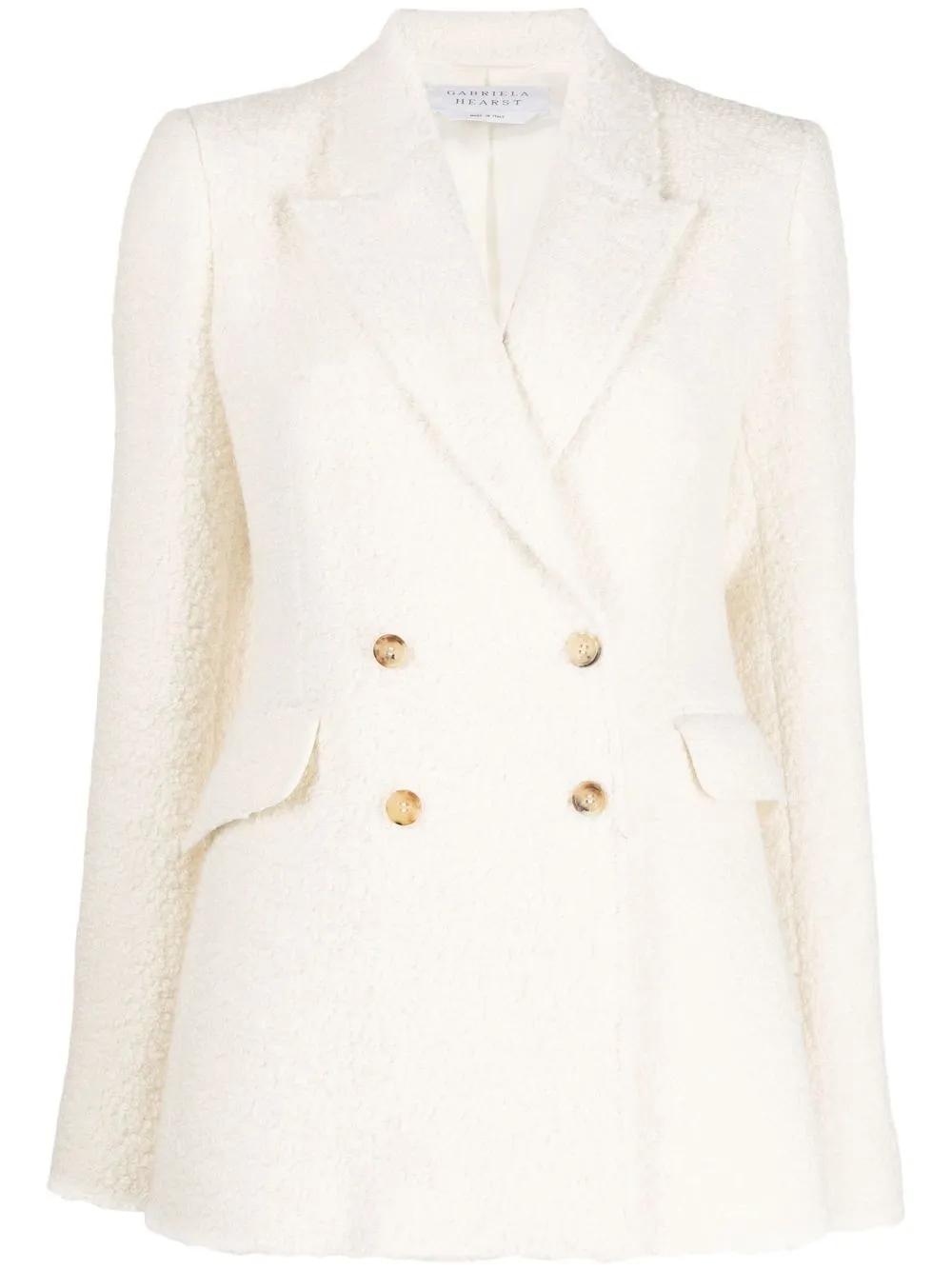 

Gabriela Hearst blazer con doble botonadura - Blanco