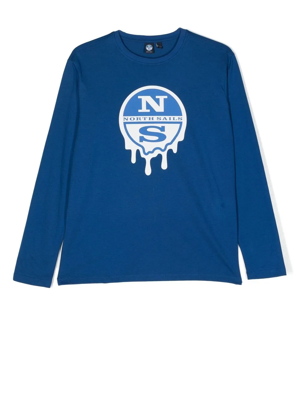 

North Sails Kids logo-print detail T-shirt - Blue