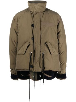 Sacai double-layered Bomber Jacket - Farfetch