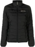 Ea7 Emporio Armani logo-print puffer jacket - Black