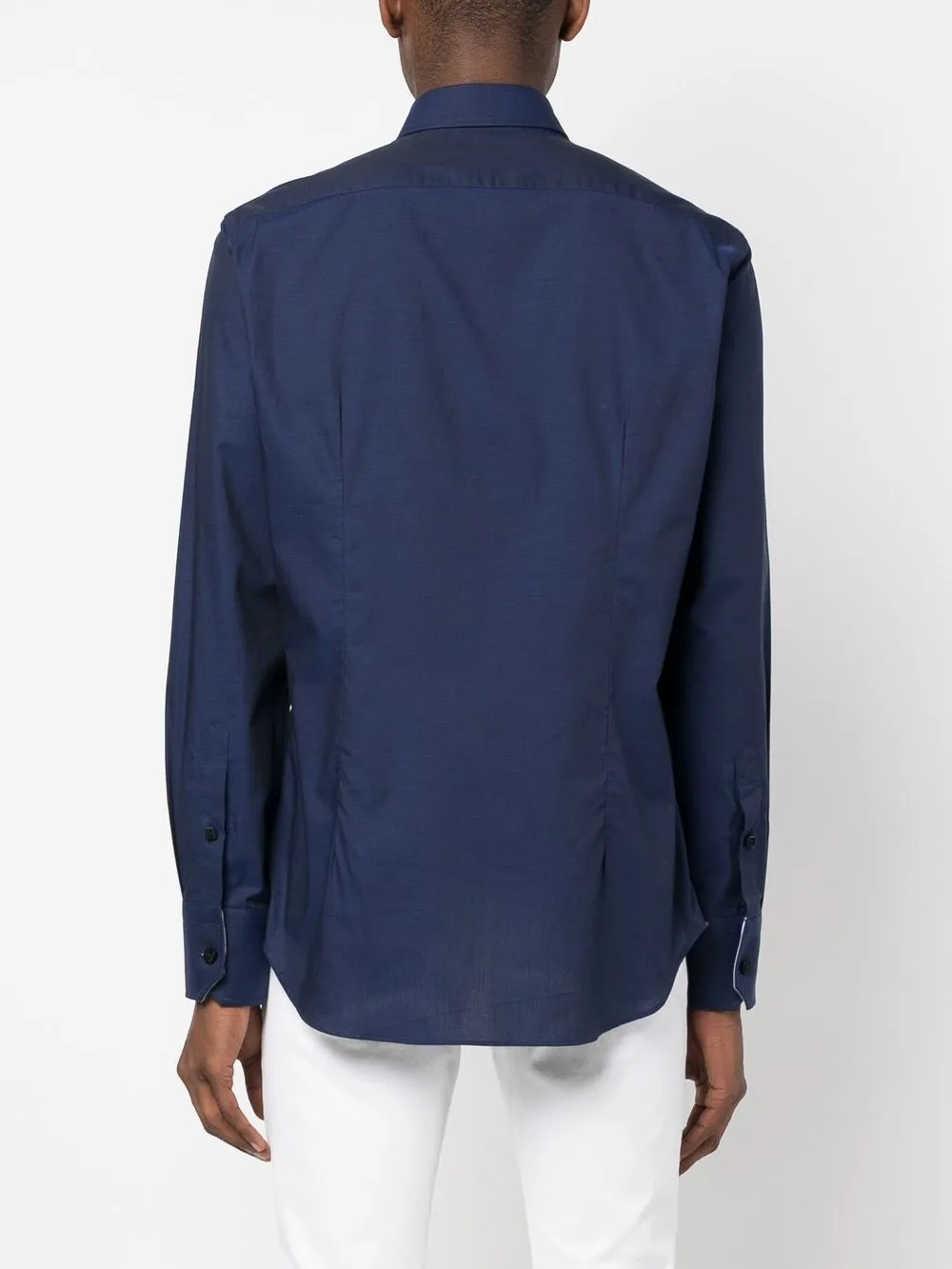 Silver Cut Logo-Print Shirt