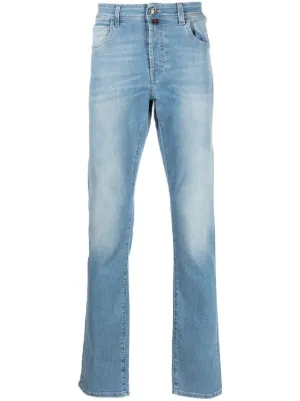 Just Cavalli ripped-detailing straight-leg Jeans | Blue | FARFETCH