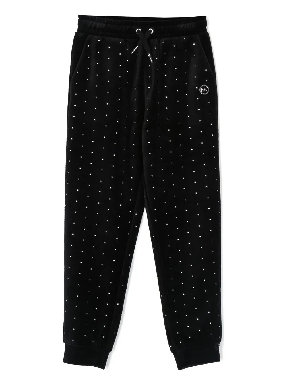 

Michael Kors Kids pants con cordones en la pretina - Negro